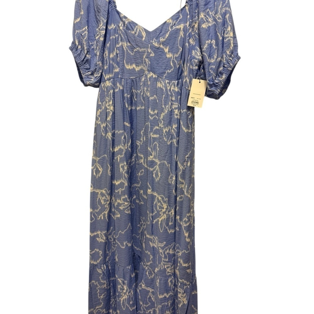 Nine West Blue and White Maxi Dress - Picture 13 of 16